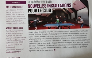 article SAINT-MALO MAG d'octobre 2020