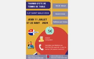 Tournois d'été Saint-Malo - 22 Août 2024