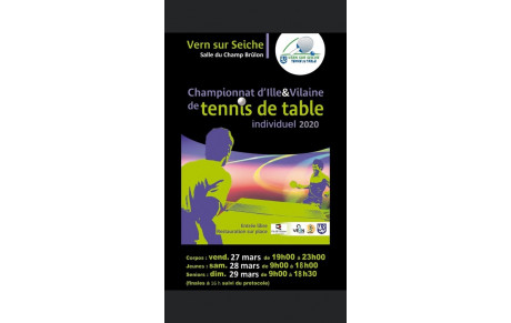 CHAMPIONNAT D'ILLE ET VILAINE 2020