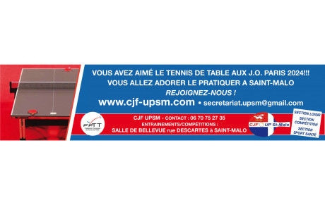 Intéressé par le Tennis de table, Venez-nous rencontrer !