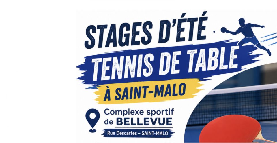 Stages d'été - Saint Malo du mardi 07 au vendredi 10 juillet 2026