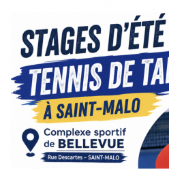 Stages d'été - Saint Malo du mardi 18 au vendredi 28 août 2026